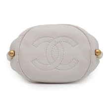 Load image into Gallery viewer, CHANEL Matelasse  PearlChainShoulder Bag Mini WhiteAS2529 Leather
