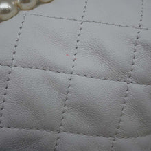 Load image into Gallery viewer, CHANEL Matelasse  PearlChainShoulder Bag Mini WhiteAS2529 Leather
