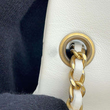 Load image into Gallery viewer, CHANEL Mini Materasse Chain Shoulder White Lambskin
