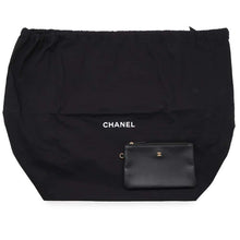 Load image into Gallery viewer, CHANEL Deauville embossed tote BlackAS3257 Lambskin Size Large
