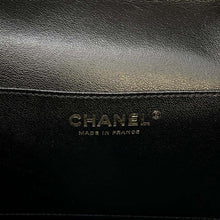 将图像加载到图库查看器中，CHANEL Vanity Bag ChainShoulder Bag Black Leather
