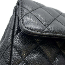 将图像加载到图库查看器中，CHANEL Matelasse ChainShoulder Black Caviar Leather
