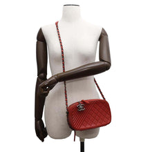 Load image into Gallery viewer, CHANEL Camera bag Red Lambskin
