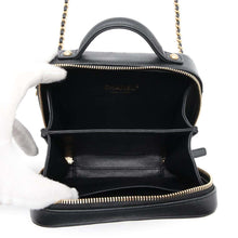 Load image into Gallery viewer, CHANEL CCFiligree Shoulder Bag BlackA93342 Caviar Leather
