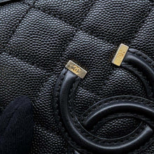 Load image into Gallery viewer, CHANEL CCFiligree Shoulder Bag BlackA93342 Caviar Leather
