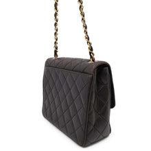 将图像加载到图库查看器中，CHANEL Jumbo Matelasse Shoulder Bag Black Lambskin
