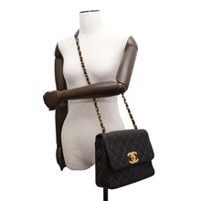 Load image into Gallery viewer, CHANEL Jumbo Matelasse Shoulder Bag Black Lambskin
