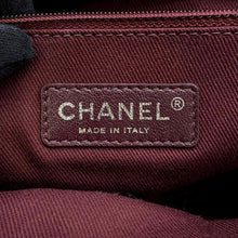 将图像加载到图库查看器中，CHANEL Embroidery Graffiti Bag Khaki/BrownA92791 Canvas Leather
