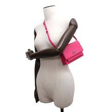 Load image into Gallery viewer, BALENCIAGA Sharp 2way waist pouch Pink594938 Leather Size XS
