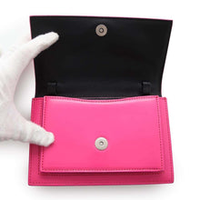 Load image into Gallery viewer, BALENCIAGA Sharp 2way waist pouch Pink594938 Leather Size XS
