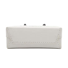 将图像加载到图库查看器中，BALENCIAGA shopping phone holder bag White593826 Leather Size XXS
