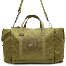 将图像加载到图库查看器中，GUCCI Off the Grid 2Way Travel Bag Green630350 Nylon Leather
