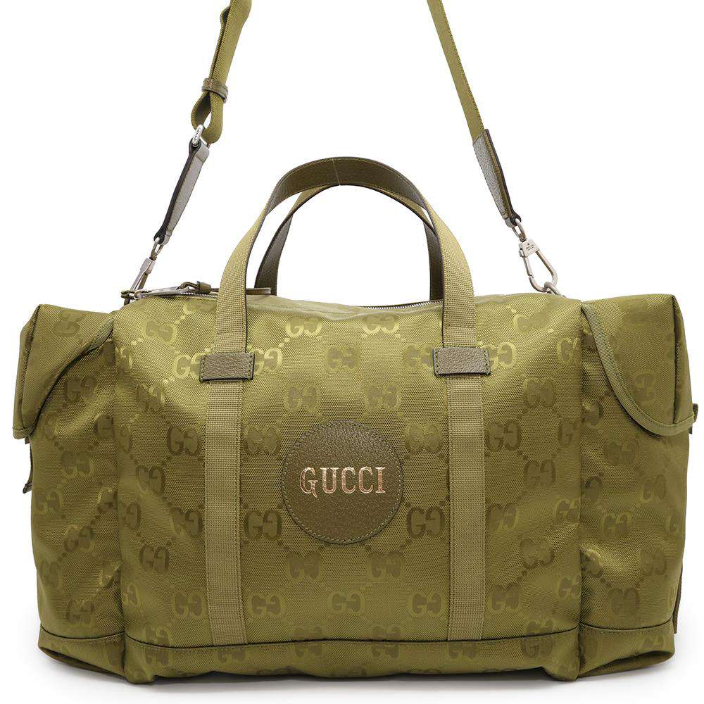 GUCCI Off the Grid 2Way Travel Bag Green630350 Nylon Leather