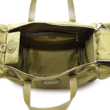 将图像加载到图库查看器中，GUCCI Off the Grid 2Way Travel Bag Green630350 Nylon Leather
