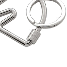 将图像加载到图库查看器中，HERMES Cheval Key Ring Silver Metal
