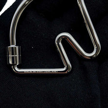 将图像加载到图库查看器中，HERMES Cheval Key Ring Silver Metal
