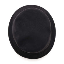 将图像加载到图库查看器中，HERMES Hat &quot;Harper&quot; Lift Size 57 Black Cashmere100%
