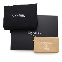 Load image into Gallery viewer, CHANEL Deauville 2way tote BeigeA67001 Canvas Size Medium
