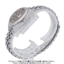 将图像加载到图库查看器中，ROLEX Datejust W28mm Stainless Steel K18WG Dark Gray/10PD Dial279174G
