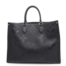 将图像加载到图库查看器中，LOUIS VUITTON Onthego NoirM44925 Monogram Empreinte Leather Size GM
