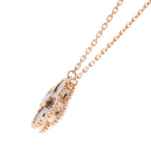 将图像加载到图库查看器中，Van Cleef &amp; Arpels Vintage Alhambra Necklace 1PDiamond 2014 Holiday Limited EditionV0083069200 18K Pink Gold
