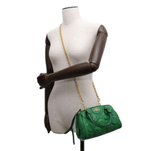 Load image into Gallery viewer, GUCCI GGMatelasse Mini Travel Bag Green702251 Leather
