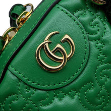 Load image into Gallery viewer, GUCCI GGMatelasse Mini Travel Bag Green702251 Leather
