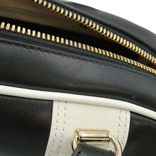 将图像加载到图库查看器中，Dior Vibe Classic Bowling Bag 2wayBag Black/WhiteM620900BR Calf Leather Rubber Size Small
