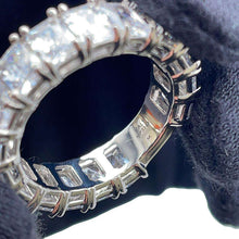 Load image into Gallery viewer, LOUIS VUITTON LVCrystal Ring Size M/19.5 SilverMP3363 Metal Rhinestone
