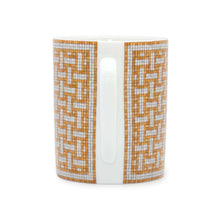 将图像加载到图库查看器中，HERMES Mosaique24 Mug Yellow/Gold/White Porcelain
