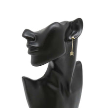 Load image into Gallery viewer, Bijou de M Bijou de M Cupid Earrings Arrow Earring 18K Yellow Gold
