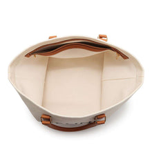 Load image into Gallery viewer, CELINE Horizontal Cabas Tote Natural/Brown190062 Canvas Leather
