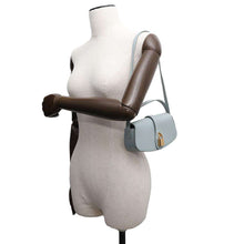 Load image into Gallery viewer, CELINE With StrapClutch Light Blue10I593DQ1.07IC Leather
