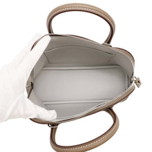 Load image into Gallery viewer, HERMES Bolide 1923 Verso Etoupe/Pearl Grey Epsom Size 25
