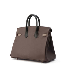 Load image into Gallery viewer, HERMES Birkin tricolor Ecorce/Etoupe/Black Epsom Size 25
