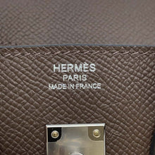 Load image into Gallery viewer, HERMES Birkin tricolor Ecorce/Etoupe/Black Epsom Size 25
