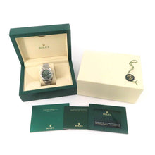 将图像加载到图库查看器中，ROLEX Datejust W41mm Stainless Steel K18WG Mint Green Dial126334
