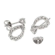 Load image into Gallery viewer, HARRY WINSTON Loop Earrings Size MediumEADPRDMDLP Pt950
