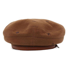 Load image into Gallery viewer, HERMES Saint-HonoreBag Charm Beret Size 58 Brown Cashmere100%
