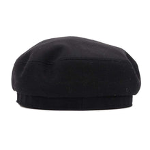 将图像加载到图库查看器中，HERMES Chaine d&#39;Ancre Cap Size 58 Black Cashmere100%
