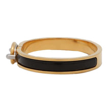 Load image into Gallery viewer, HERMES Mini Clic Chaine d&#39;Ancre Bracelet Black Metal Enamel
