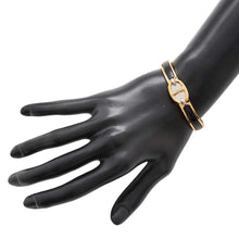 Load image into Gallery viewer, HERMES Mini Clic Chaine d&#39;Ancre Bracelet Black Metal Enamel
