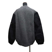 将图像加载到图库查看器中，PRADA sweater Size 42 Gray/BlackP24R1P Wool 70% Cashmere30% Nylon100%
