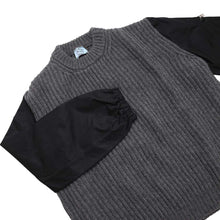 将图像加载到图库查看器中，PRADA sweater Size 42 Gray/BlackP24R1P Wool 70% Cashmere30% Nylon100%
