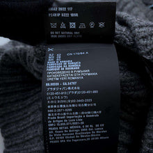 将图像加载到图库查看器中，PRADA sweater Size 42 Gray/BlackP24R1P Wool 70% Cashmere30% Nylon100%
