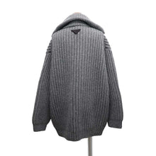 将图像加载到图库查看器中，PRADA Zip-up cardigan Size 42 GrayP25L25 Wool 100%
