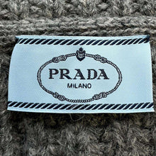 将图像加载到图库查看器中，PRADA Zip-up cardigan Size 42 GrayP25L25 Wool 100%
