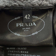 将图像加载到图库查看器中，PRADA Zip-up cardigan Size 42 GrayP25L25 Wool 100%
