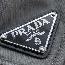 将图像加载到图库查看器中，PRADA Tote Bag Gray2VG120 Nylon
