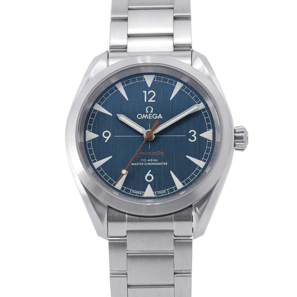 OMEGA Seamaster Railmaster Co-Axial W40mm Stainless Steel Blue Dial220.10.40.20.03.001